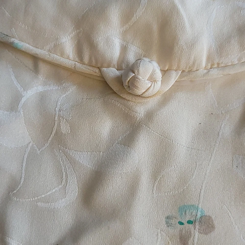 SILK FLORAL KIMONO BAG